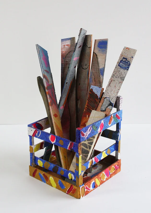 Maquette 1 by Mark Painter — Wood and Acrylic Paint (2024)