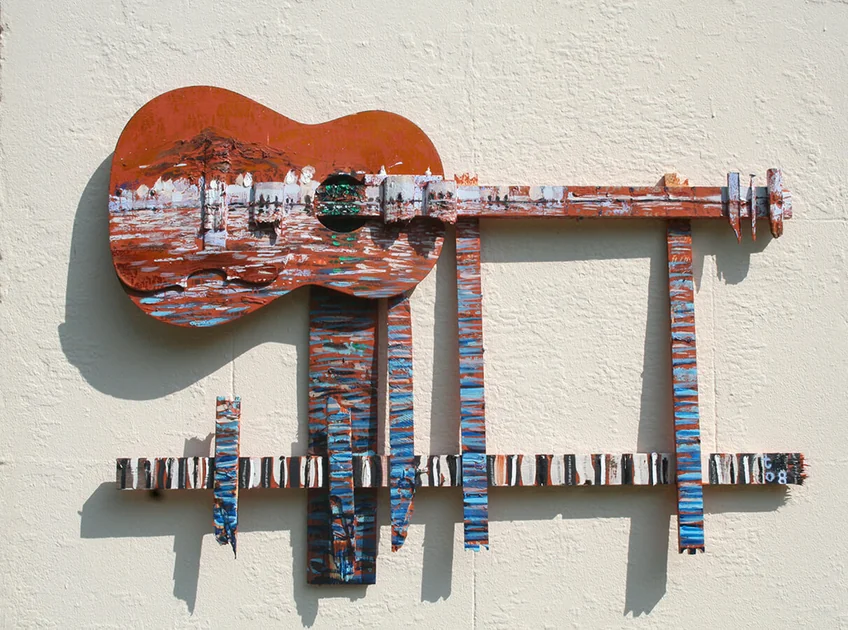 1983 by Mark Painter — Mixed Paint on Reclaimed Wood (2005-11)