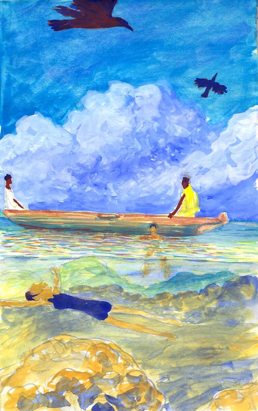 Rameswarum by Mark Painter — Watercolour (1990)