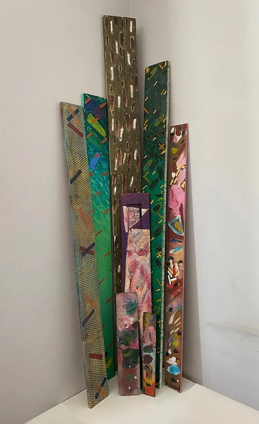 Devonshire Collection by Mark Painter — Reclaimed Wood and Recycled paint (2022)